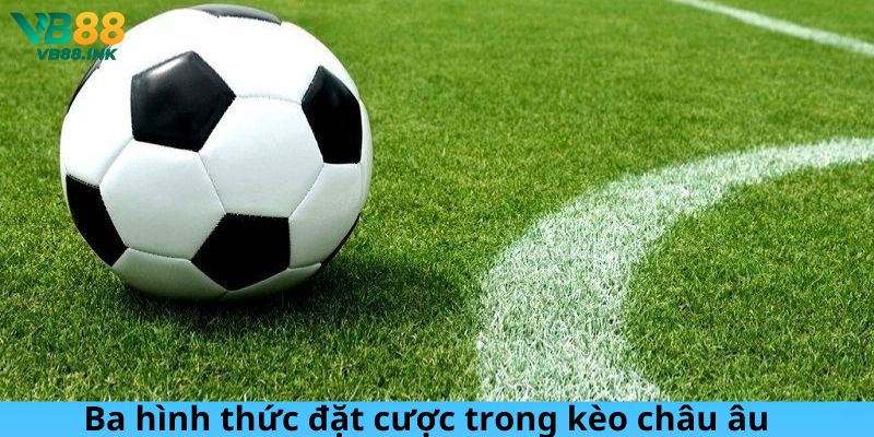 Ba hình thức đặt cược trong kèo châu Âu 